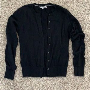 Black cardigan